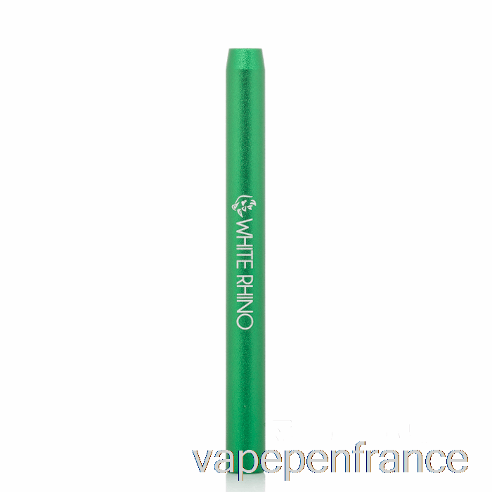 Tuyau De Dégustation De Chauve-souris En Métal De Rhinocéros Blanc Stylo Vape Vert